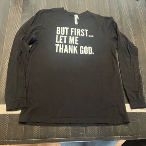 Bella Canvas Black Inspirational Long Sleeve Tee